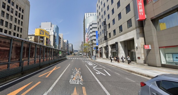 シーズ・ラボ広島店へのルート1