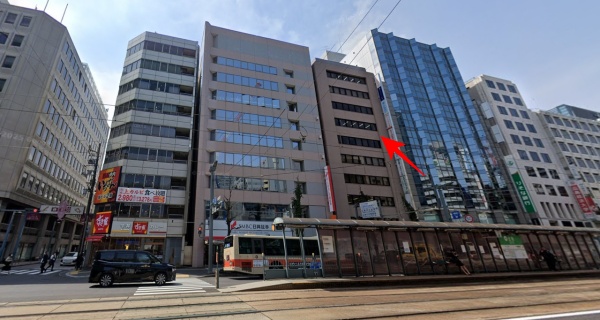 シーズ・ラボ広島店へのルート4