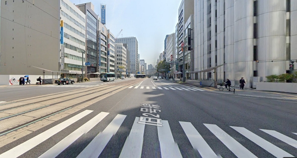 シーズ・ラボ広島店へのルート3